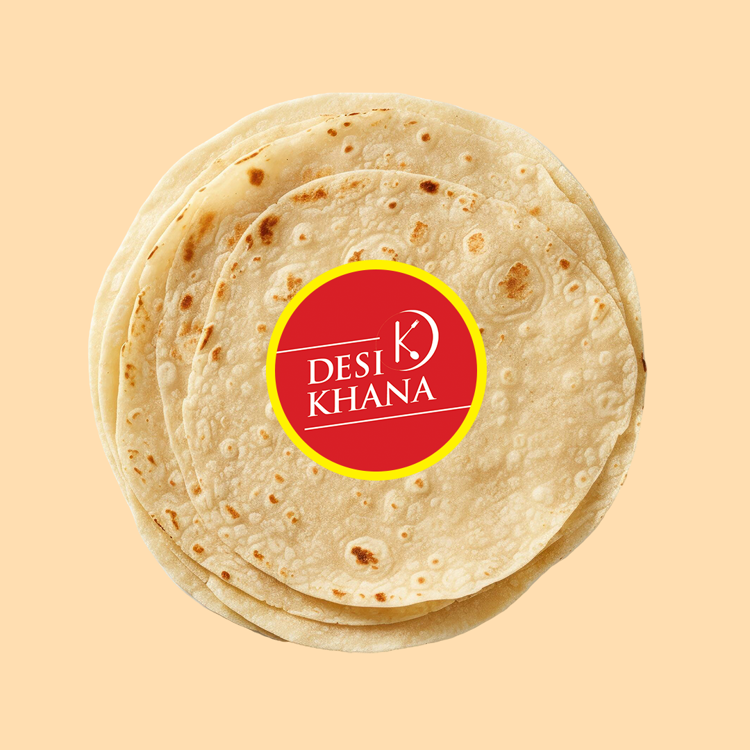 Vacuum Packed Roti Vacume Packed | Ready-to-eat Roti | Desi Khana|With Vacuum(10 pcs)